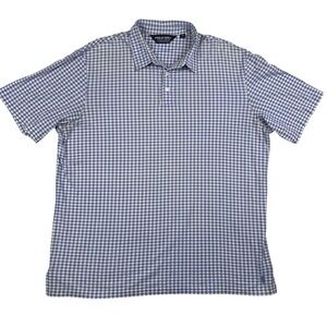 Polo Ralph Lauren Golf Shirt Mens XL‎ Checkered Gingham Short Sleeve Casual